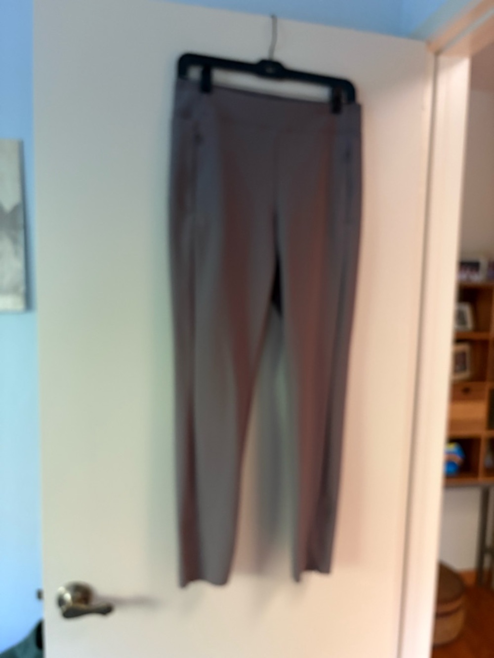 Athleta Straight-Leg Performance Pants in Gray